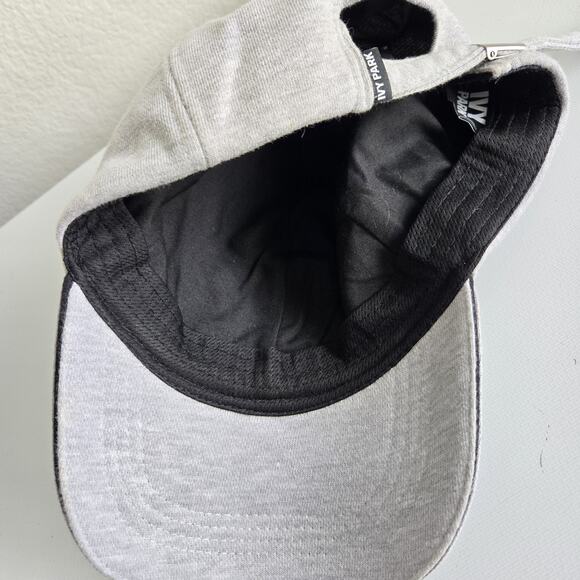 Ivy Park Hat Cap Adults Unisex Logo Spell Out Gray Adjustable - Picture 7 of 8